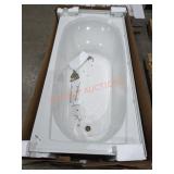 Sterling 60" x 29" x 15" White Bathtub