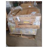 Skid Lot Of Laundry Pedestals, Mattress, Shutters