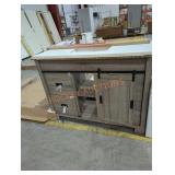Brown Vanity w/ Top 48" x 19-3/8" x 35.5"