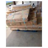 Skid Lot Of Unassembled Beds,Butcher Blocks