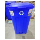 45 Gallon Wheeled Recycling Trash Can