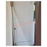 36"W x 80"H White Door. Sold As Is where is.