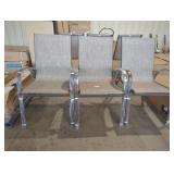Lot of 3 Outdoor Chairs