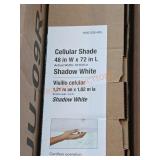 Cellular Shade Shadow White 46x72