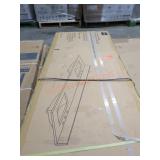 73" White Marble Vanity Top