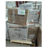 Skid 5 Assorted American Standard Toilets , 5 X