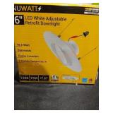 LED White Adjustable Retrofit Downlight