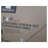 Selectable Lumen & CCT LED Recessed Panel