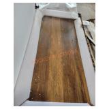 Allan 47 in. Brown Rectangle Table