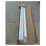 Damaged, 2" Cordless Faux Wood Blind White, 66.5"