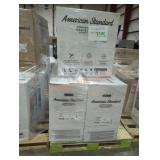 Skid 5 Assorted American Standard Toilets , 5 X
