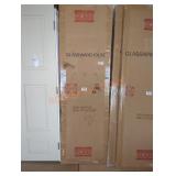 Shower Glass, 78" x 22"