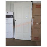 Solid 6 Panel Door, 36" x 80" w/ Half Frame