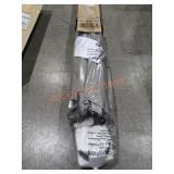 Grey 10ft LED Solar Powered Patio Umbrella