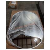 Rectangle Mirror gold/black