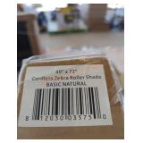 49" x 72" Cordless Zebra Roller Shade