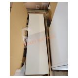 12" x 42" White Wall Cabinet