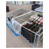 Skid Lot Of Metal Fence Panels