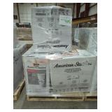 Skid 6 Assorted American Standard Toilets , 6 X