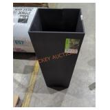 Tall Black Planter
