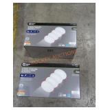 (2) 4PK Canless Selectable Lumens Recessed Kit