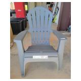 Charcoal Gray Adirondack Chair