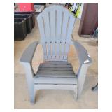 Charcoal Gray Adirondack Chair