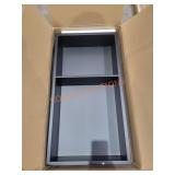 Black Stainless Steel Niche