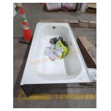 Bathtub 60" x 30" x 15.5"