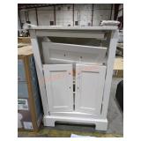 24" Damaged White Vanity With Sink Top