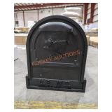 Black Post Mount Mailbox