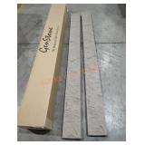 (2) Faux Stone Siding Trim 1.25" x 3.5" x 42"