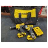 DeWalt 2 Tool Combo, (Grade: C), No Charger