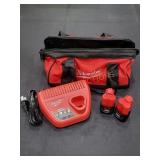 Milwaukee M12 Batteries and Charger