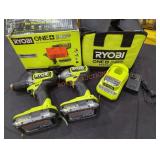 Ryobi 2 Tool Combo Kit, (Grade: B+)