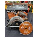 Ridgid 18V  6-1/2' Circular Saw
