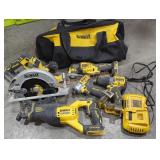 DeWalt 5 Combo Kit, (Grade: B-), No Battery