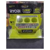 RYOBI 3 Port USB Lithium Charger