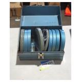 Film reels and holder lot.