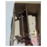 Doll house furniture box lot.