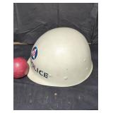 Vintage Aux police helmet.