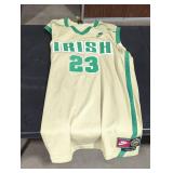 LeBron James highschool jersey.