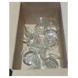Custard glasses box lot.