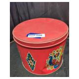 Red Vintage Storage Tin