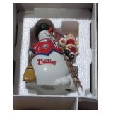 Phillies Christmas ornaments lot.