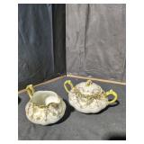 Vintage Matching Sugar Holder and Creamer