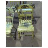 4 chairs appear to be set of 19th-century