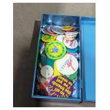 Misc. Pins tool box lot.