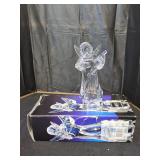 Mikasa Crystal Clear Glass Angelic Mandolin Figuri