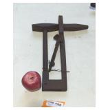 vintage Square Pan Swedge Creasing Stake.
